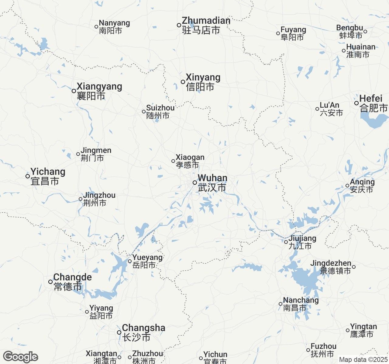 Map of Wuhan